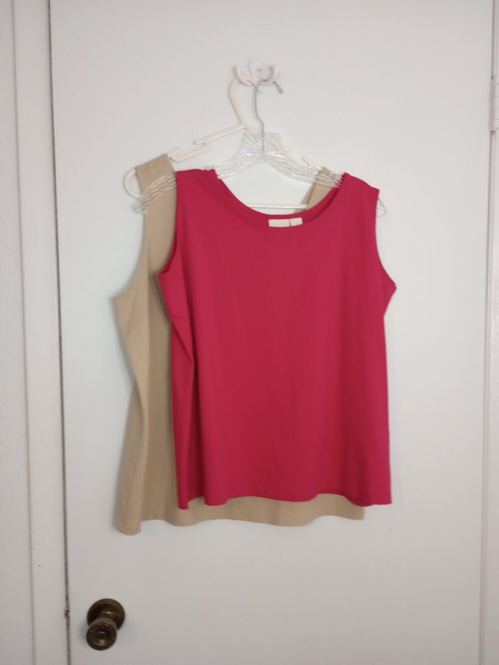 Bundle of 2 Chico's Contemporary Microfiber Tank Tops Sz 3